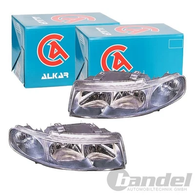 2X ALKAR Halógeno Kit de Faros Izquierda + Derecho Apto para Seat Leon Toledo - Imagen 1 de 4