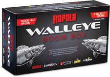 Walleye Boom Box, Walleye Lure Selection Includes 7 Hand-Picked Baits plus 1 Bon