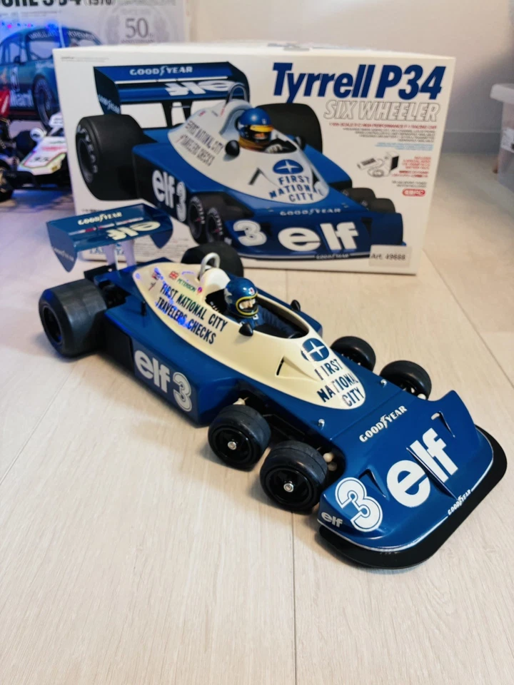 Tamiya Tyrrell P34 6 Wheeler F1 Formula 1 Vintage Good Condition 1:10  - Bild 1 von 4