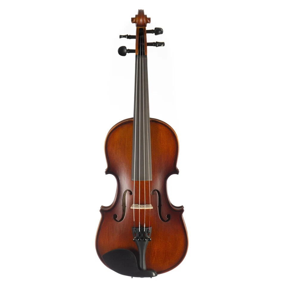FVN-115 Violine 1/4, Massiv Ahorn, Fichte, Ebenholz, Guarneri, Carbon, Etui - Bild 1 von 4