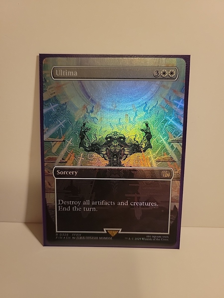 アルテマUltima プロモ MTG FF アルテマ(Ultima) 大会優勝ボーダーレスFoil版プロモ