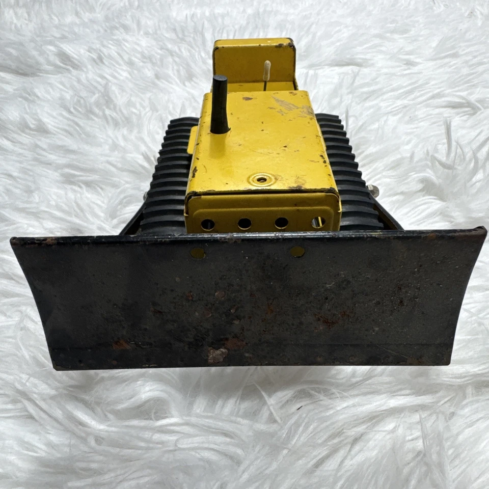 Bulldozer Tonka vintage años 60 acero prensado juguete de construcción 9” Foto 3 de 4