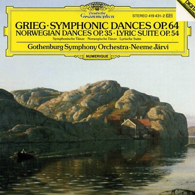Grieg: Sinfonische Tänze Op.64, Norwegische Tänze / Neeme Jarvi - CD