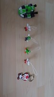 Neu Nintendo 6X Figuren Super Mario + Luigi +Yoshi + Toad