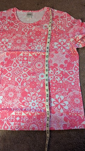 Blair Tunic Top T-Shirt Women's LG Pink & White Brand New In Bag! - Picture 3 of 6
