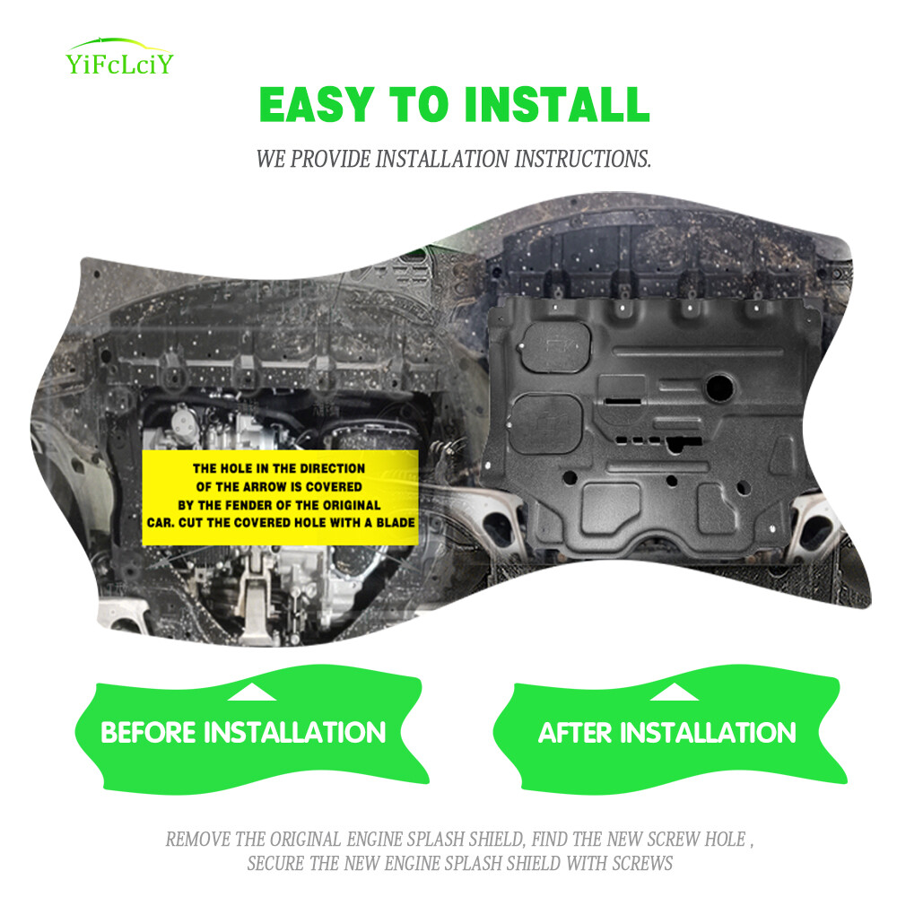 For Nissan Rogue 2022-2026 Heavy-duty Engine Shield Skid Plate