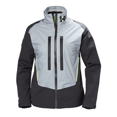 Helly-Hansen 33922-820 Women's Aegir H2Flow Jacket, Silver Grey, Medium 