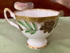 Salisbury Footed Tea Cup & Saucer Autumn Leaves Bone China England Design #3589 — photo 4
