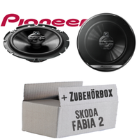 Koaxial Lautsprecher Pioneer FüR Skoda Fabia 2 5J Front Heck TüR Boxen Einbauset