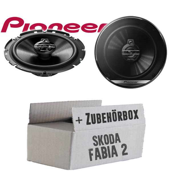 Koaxial Lautsprecher Pioneer FüR Skoda Fabia 2 5J Front Heck TüR Boxen Einbauset-image