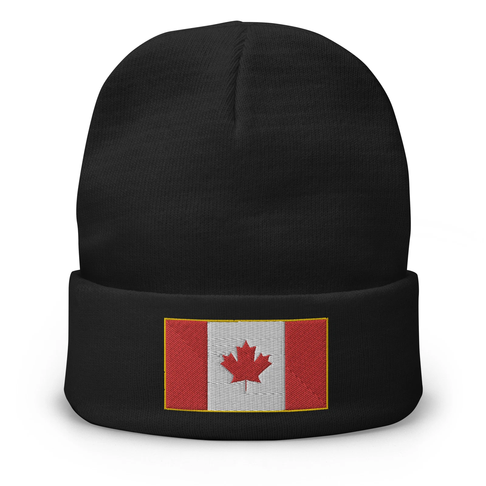 The National Flag of Canada Embroidered Cuff Beanie Alternative Clothing