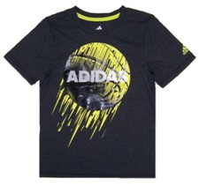 ADIDAS Little Boys Climalite Short Sleeve Basketball T-Shirt NWT Size 5 Gray