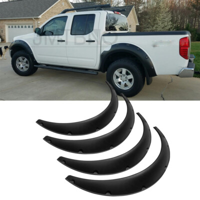For Nissan Frontier 4.5'' Car Flexible Fender Flares Wheel Arch Wide Body Kit 4PC
