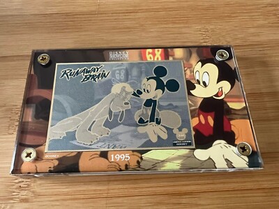Disney Showcase Collection - Runaway Brain 1995 - Authentic Images 25K Gold Coll