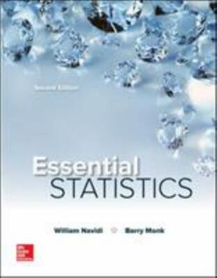 Essential Statistics by Barry Monk and William Navidi (2017, Hardcover)