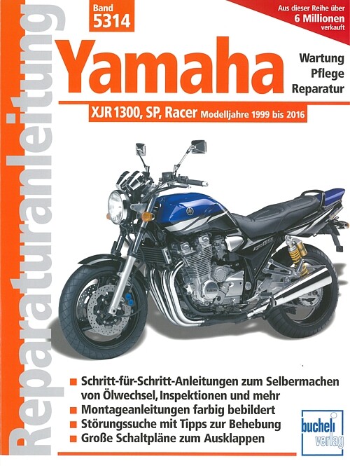 Yamaha XJR1300, SP, Racer Reparaturanleitung Reparatur-Buch/Handbuch (XJR 1300)