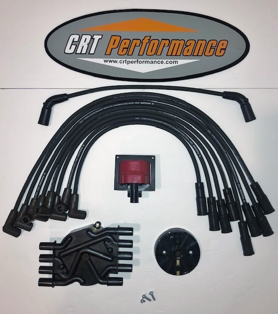 9602 GM 5.0 5.7 V8 VORTEC IGNITION TUNE UP KIT BLACK + HP & TORQUE 45K