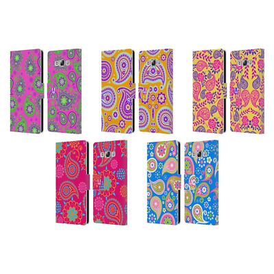 HEAD CASE DESIGNS COLOURFUL PAISLEY BRIEFTASCHE HUELLE FÜR SAMSUNG HANDYS 3