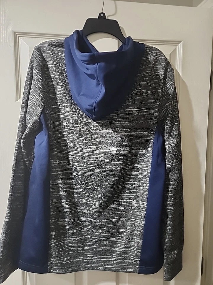 Fanatics Boston Red Sox MLB Hooded Sweatshirt Hoodie Gray/Navy Men Medium - Image 4 of 4