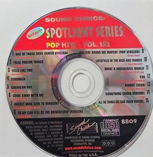 SC8809         POP HITS   SOUND CHOICE KARAOKE CDG LOT WA