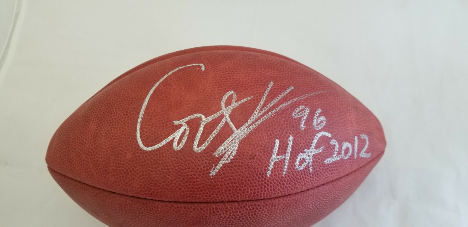 Cortez Kennedy Autographed Signed Seattle Seahawks HOF 2012 NFL Football Seahawks Miami Beckett 