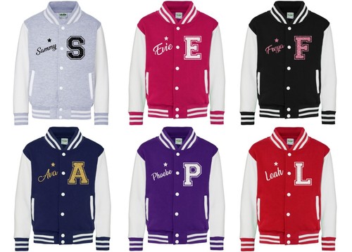 Kids Personalised Varsity Jacket 