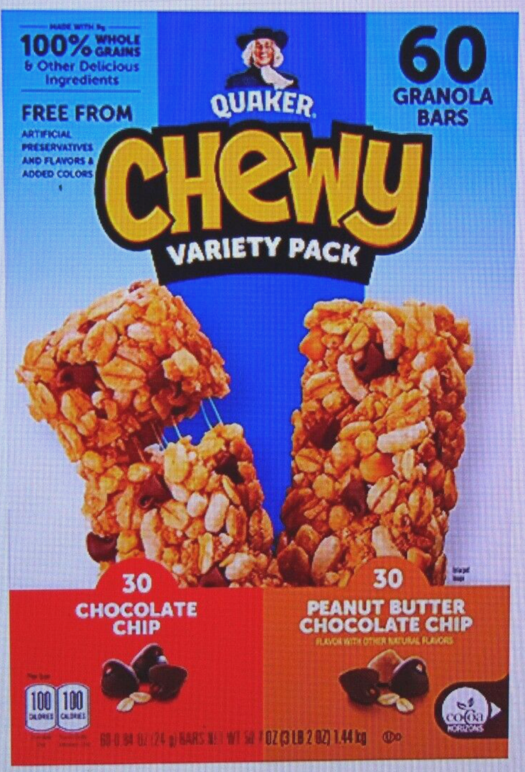 Quaker Chewy Oatmeal Raisin Granola Bars 084 Oz 12 Amazon.com: Variety