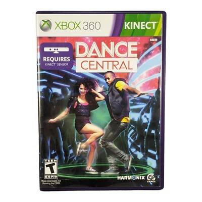 Dance Central Kinect XBOX 360 Video Game Tested Free Ship