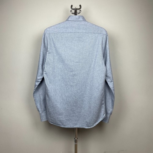 Sunspel Men’s Blue Cotton Casual Button-Up Long Sleeve Shirt – Size S - Picture 4 of 12