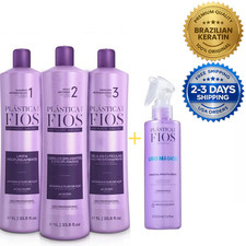 Cadiveu Plastica Dos Fios Brazilian Keratin Treatment 3x1L  Liso Magico 215ml