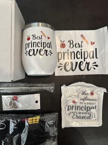 5 Pcs School Principal Appreciation Gifts for Women Men Principal Graduation Gif - Picture 8 of 8