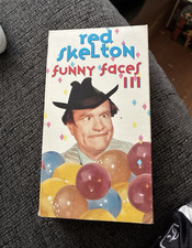 VHS Tape Red Skelton's Funny Faces III NTSC Comedy Movie Classic Sketch Humor