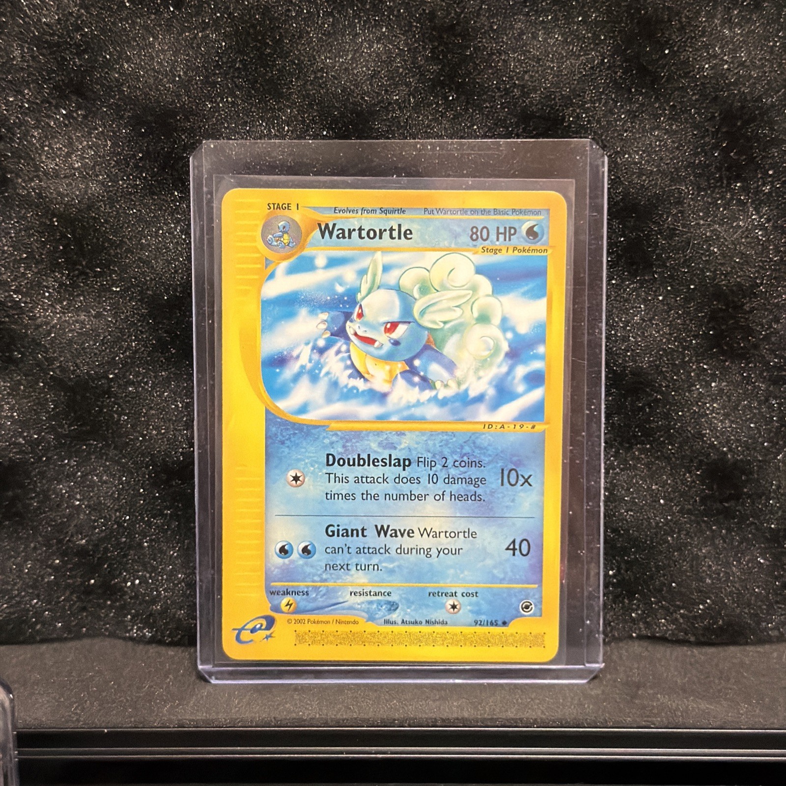 Pokemon Card - Wartortle Expedition Base Set 92/165 Uncommon