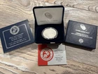 250th Anniversary Marine Corps American Eagle One OZ Silver Proof Coin In Hand