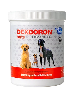 NUTRILABS DEXBORON FORTE Gelenke Bewegung Wohlbefinden Hund Kautabletten 150 Stk