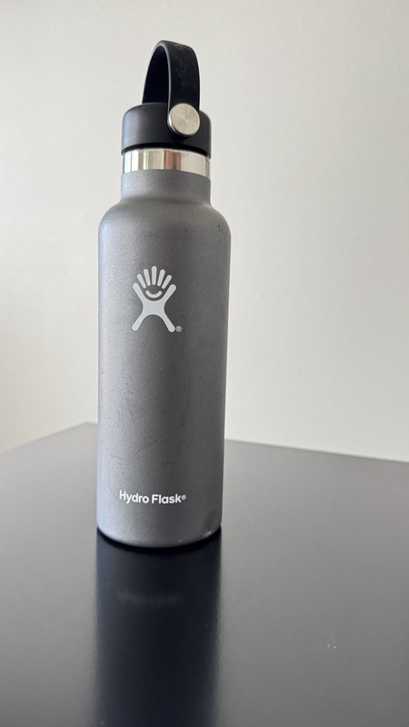 Hydro Flask 18 oz Graphite Insulated Standard Flex Cap Stainless Steel Bottle