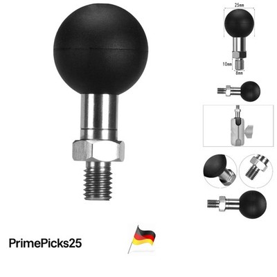 Kugel Adapter 1 Zoll für RAM Mounts Fahrrad Motorrad Smartphone Halter