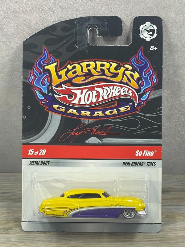 Hot Wheels - Larry's Garage - So Fine (Yellow) #15/20 - in Protector Case
