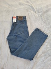 Wrangler Authentics Mens Size 35 X 32 Blue Denim Jeans Pants Style  10ZM200SW