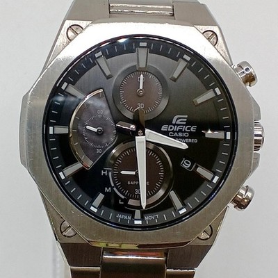 Casio Edifice Quartz Men's Watch Analog Stainless Steel Used