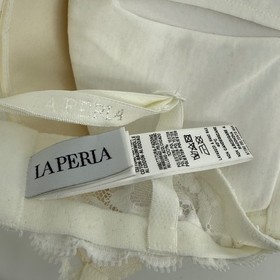 La Perla Ivory Lace Push Up Bra Padded Underwire Strappy Adjustable Straps Lux