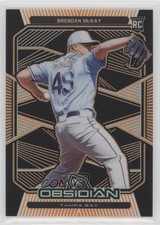 2020 Panini Chronicles Obsidian Electric Etch Orange 29/50 Brendan McKay #4 0c6