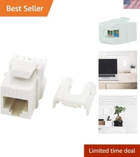 Legrand - OnQ RJ45 Keystone Insert, Cat 5e Keystone Jack, Terminate with Punc...