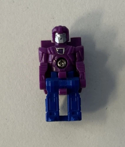Vtg Transformers G1 Squeezeplay HEADMASTER LOKOS original 1988 blue pink figure