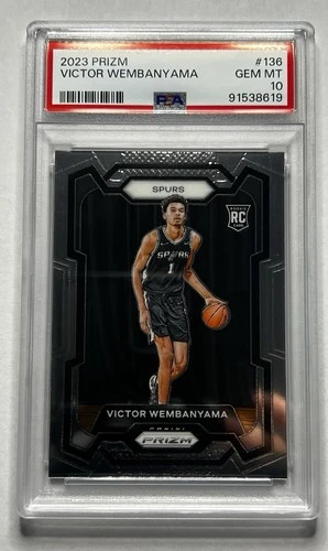 2023 Panini Prizm Victor Wembanyama #136 PSA 10 🏀