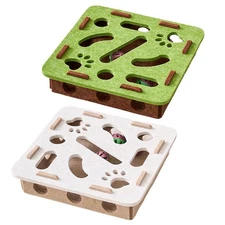 Cat Puzzle Toy Interactive Cat Toys Activity Center Exercise Cat Enrichment Toys