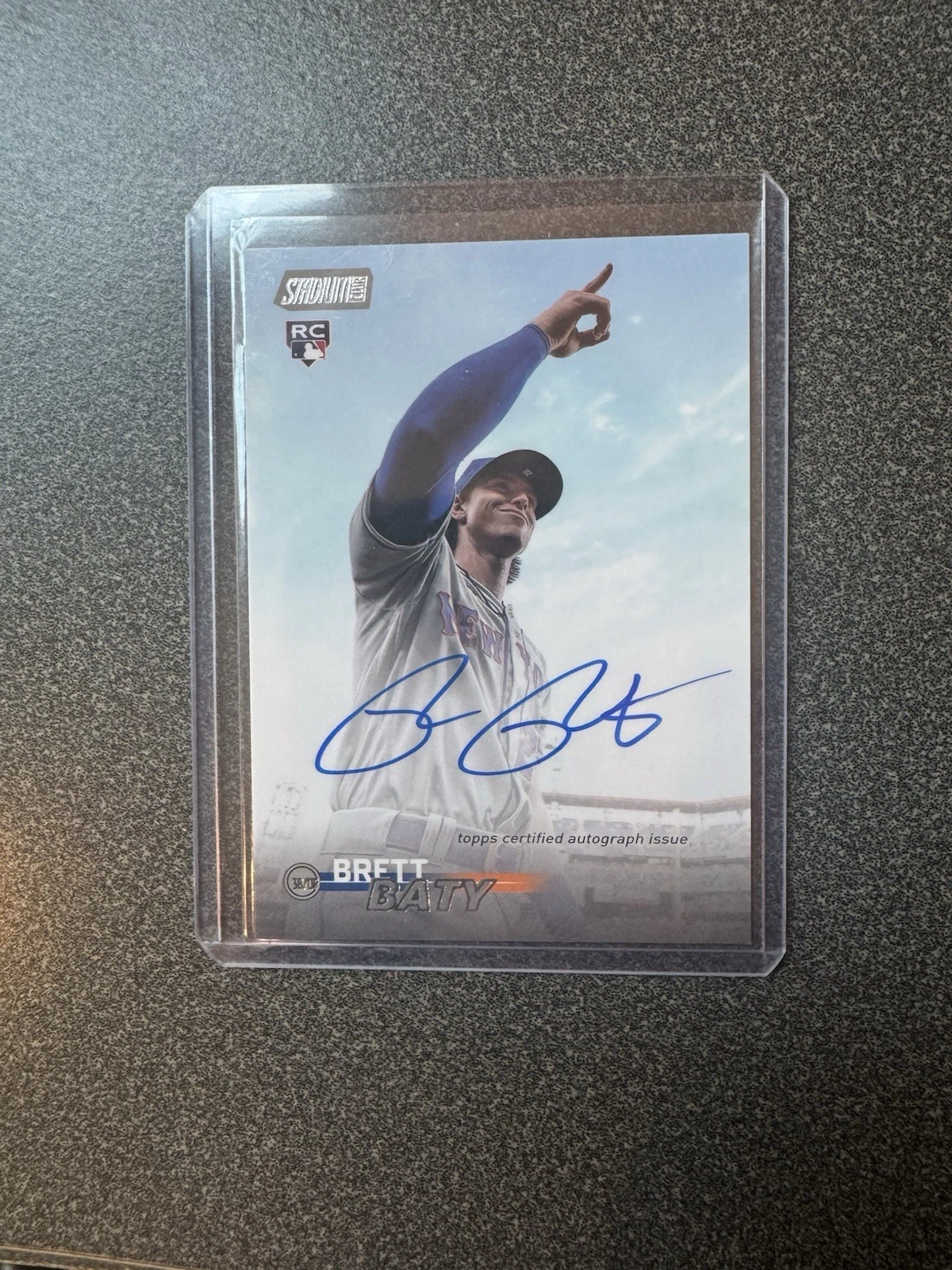 2023 Topps Stadium Club - Autographs Brett Baty #SCBA-BB (AU, RC)