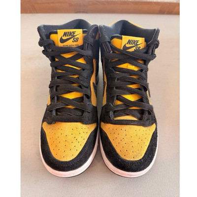 Nike SB Dunk High Pro Reverse Goldenrod Suede 