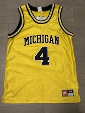 Michigan Wolverines Chris Webber 1991-1993 College Nike Basketball Jersey NCAA