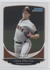 2013 Bowman Chrome Prospects Chris Stratton (Ball above Shoulder) #BCP154 0b0